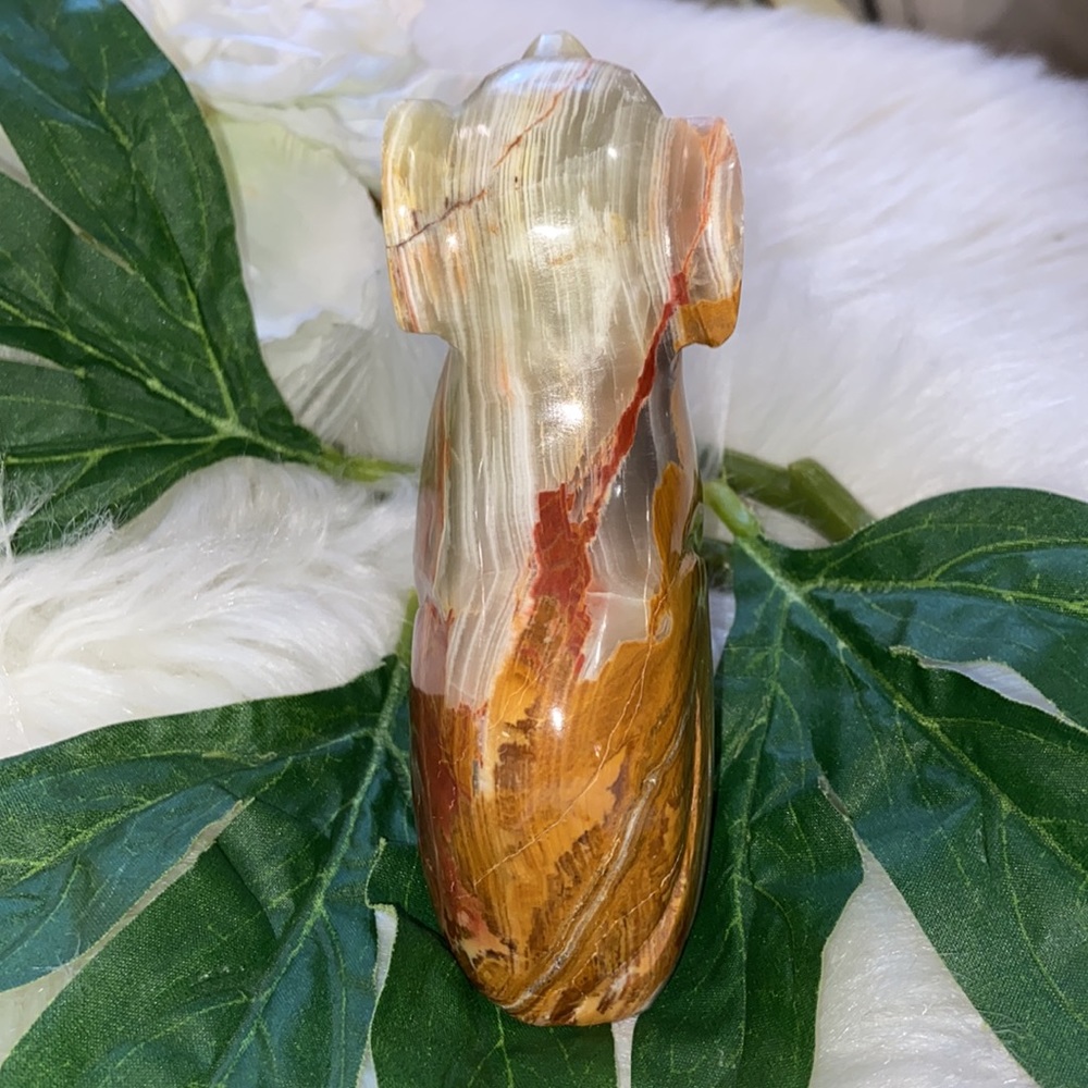 Carved Stone Dog Statue Figurine Collectible Decor - Picture 9 of 17